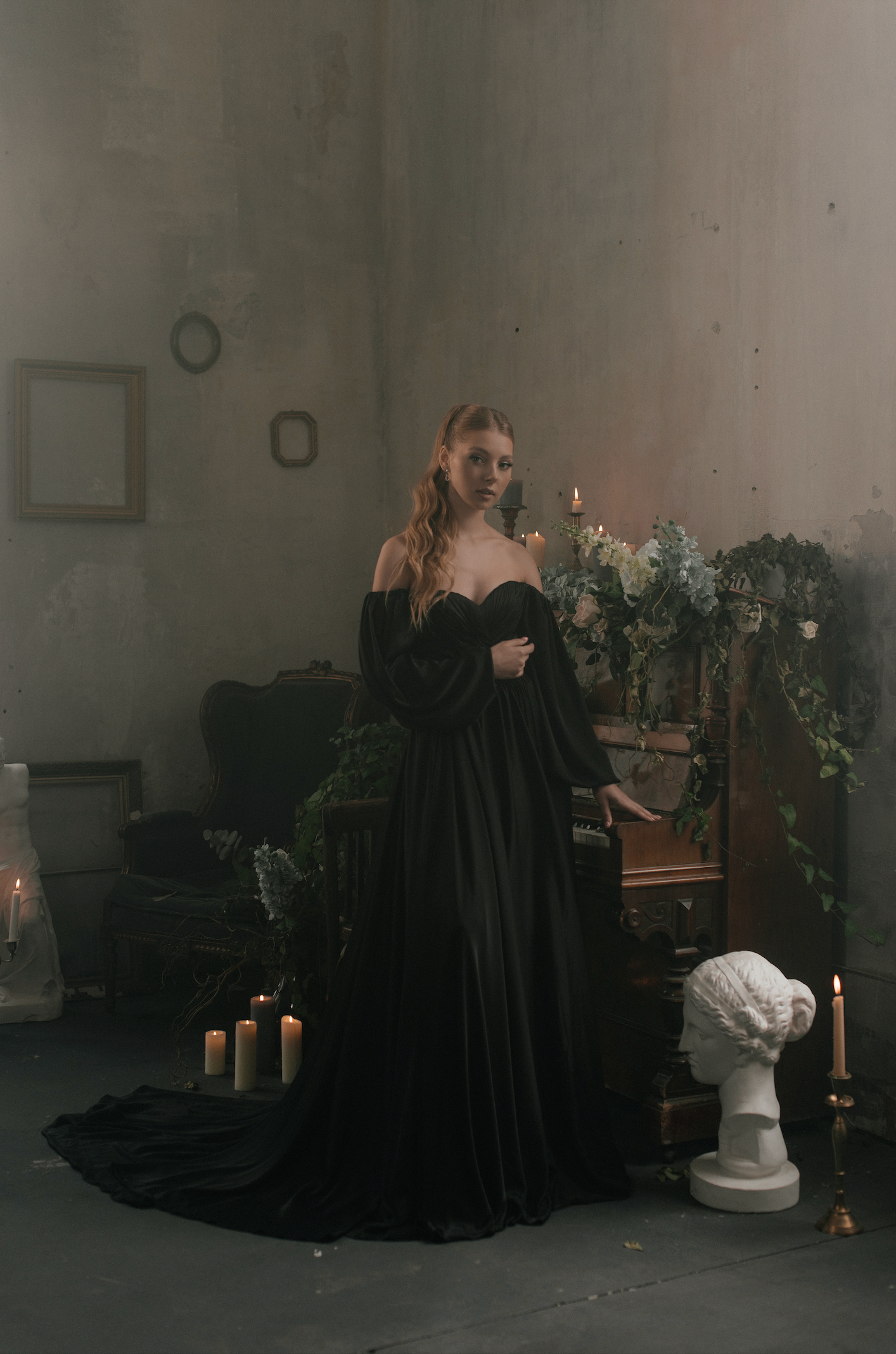 Elegance of Darkness | Black wedding dress Millie