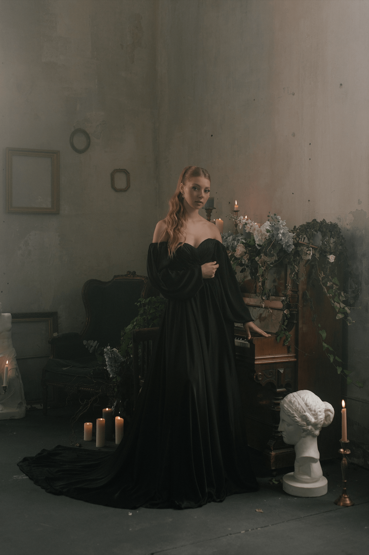 Black Millie Ready to ship wedding dress by Bethy Lade - unique bridal gown