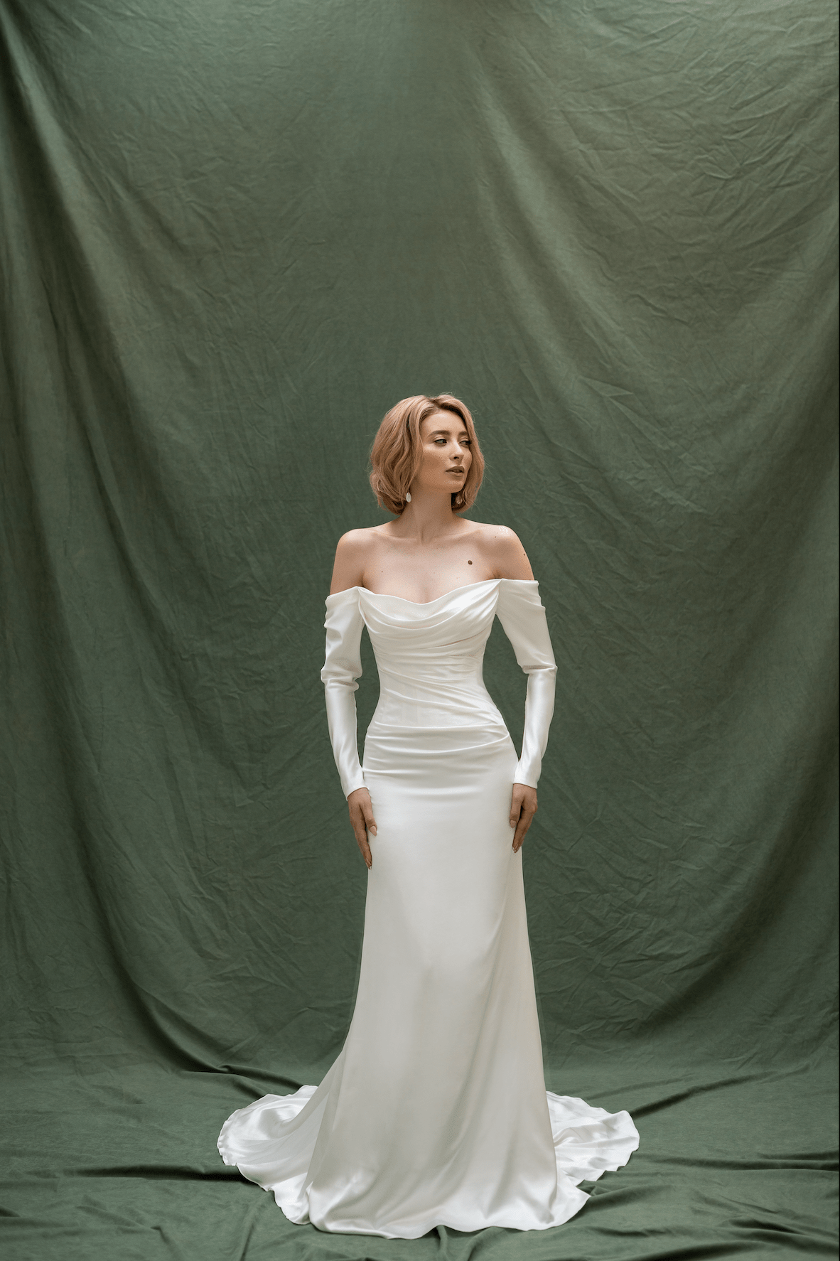 Rose wedding dress by Bethy Lade - unique bridal gown