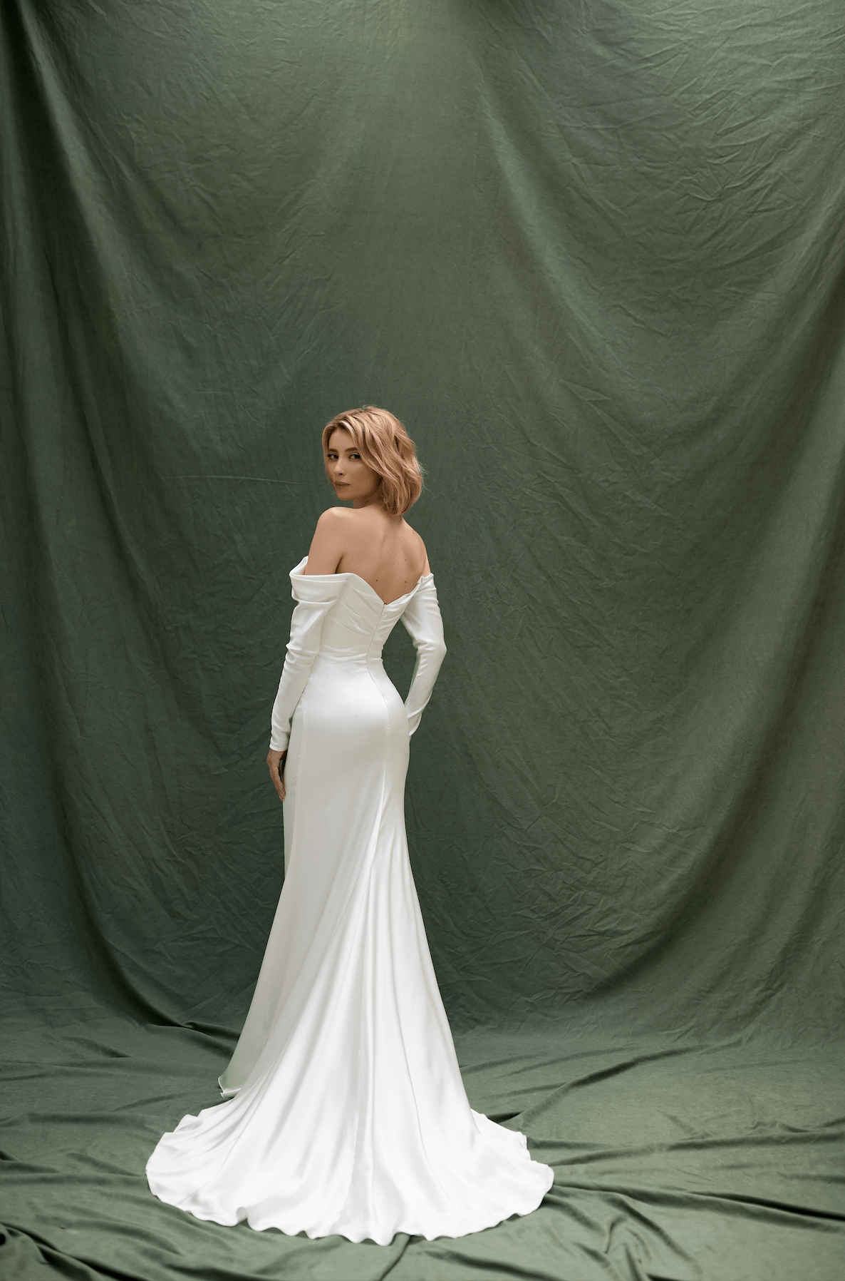 Rose wedding dress by Bethy Lade - unique bridal gown