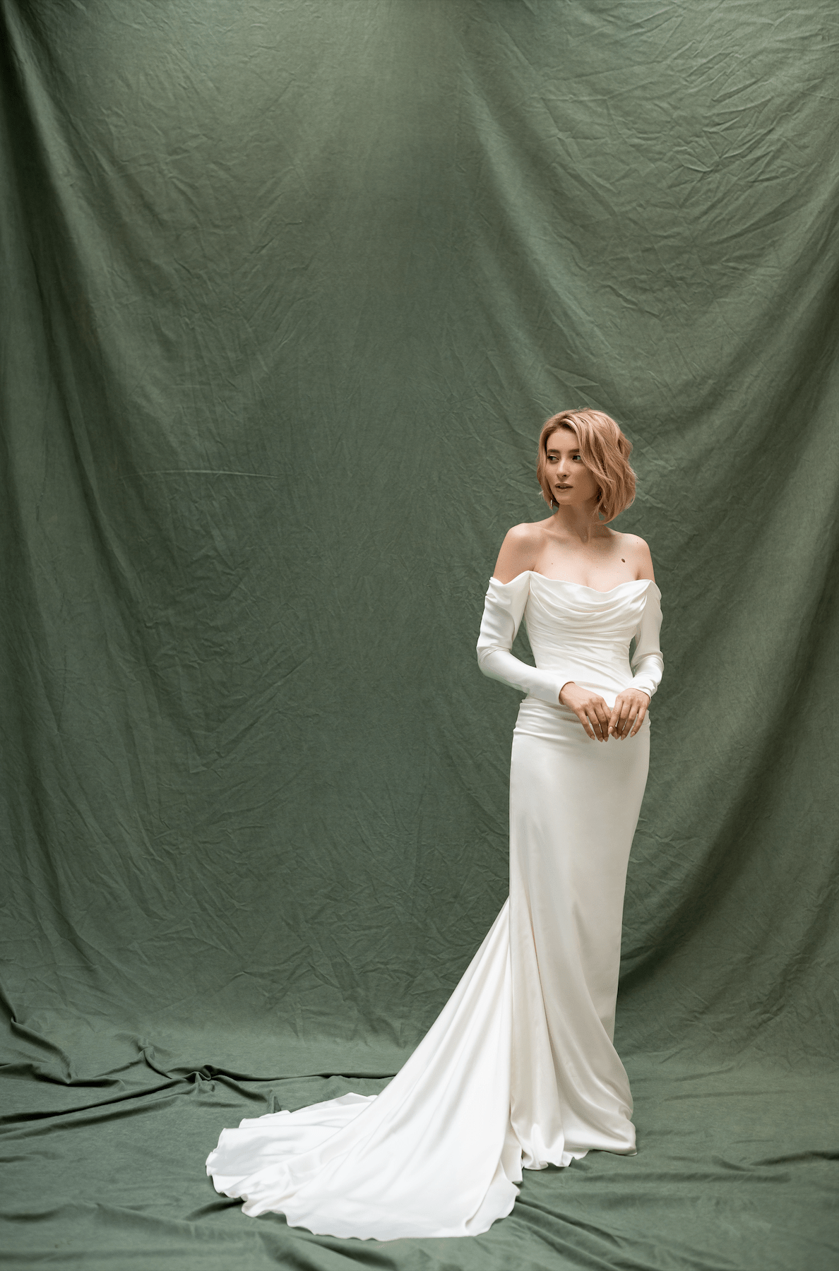 Rose wedding dress by Bethy Lade - unique bridal gown