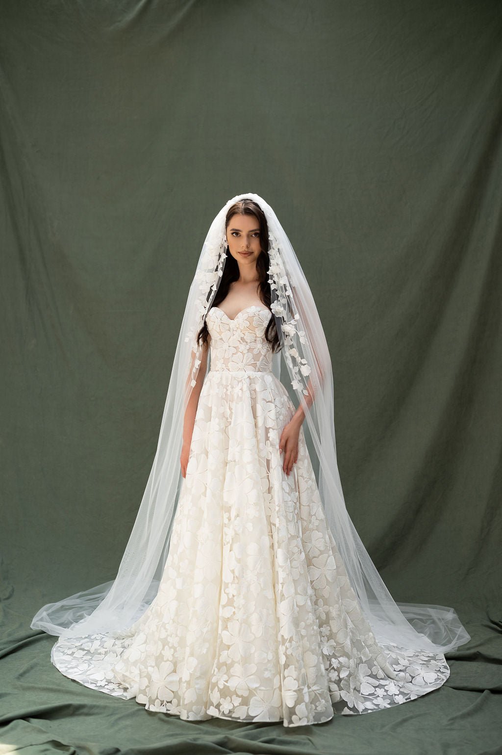 Jasmine Veil wedding dress by Bethy Lade - unique bridal gown