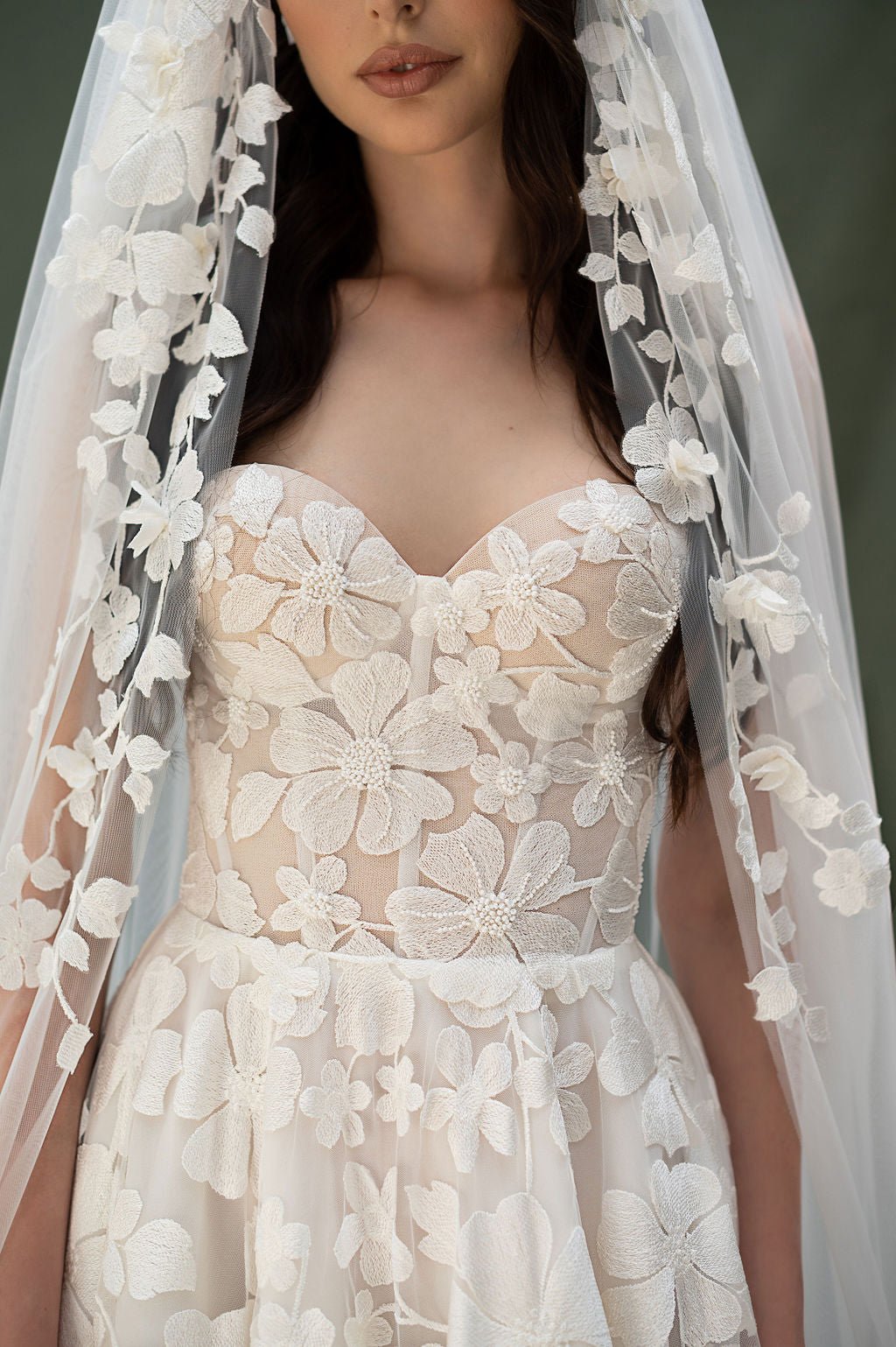 Jasmine Veil wedding dress by Bethy Lade - unique bridal gown