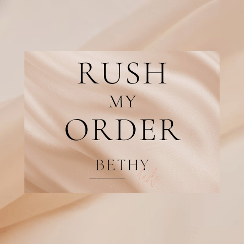 Rush my order wedding dress by Bethy Lade - unique bridal gown