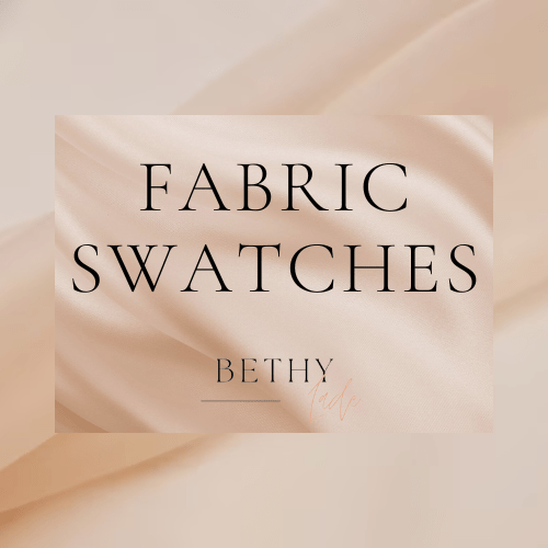 Fabric swatches wedding dress by Bethy Lade - unique bridal gown