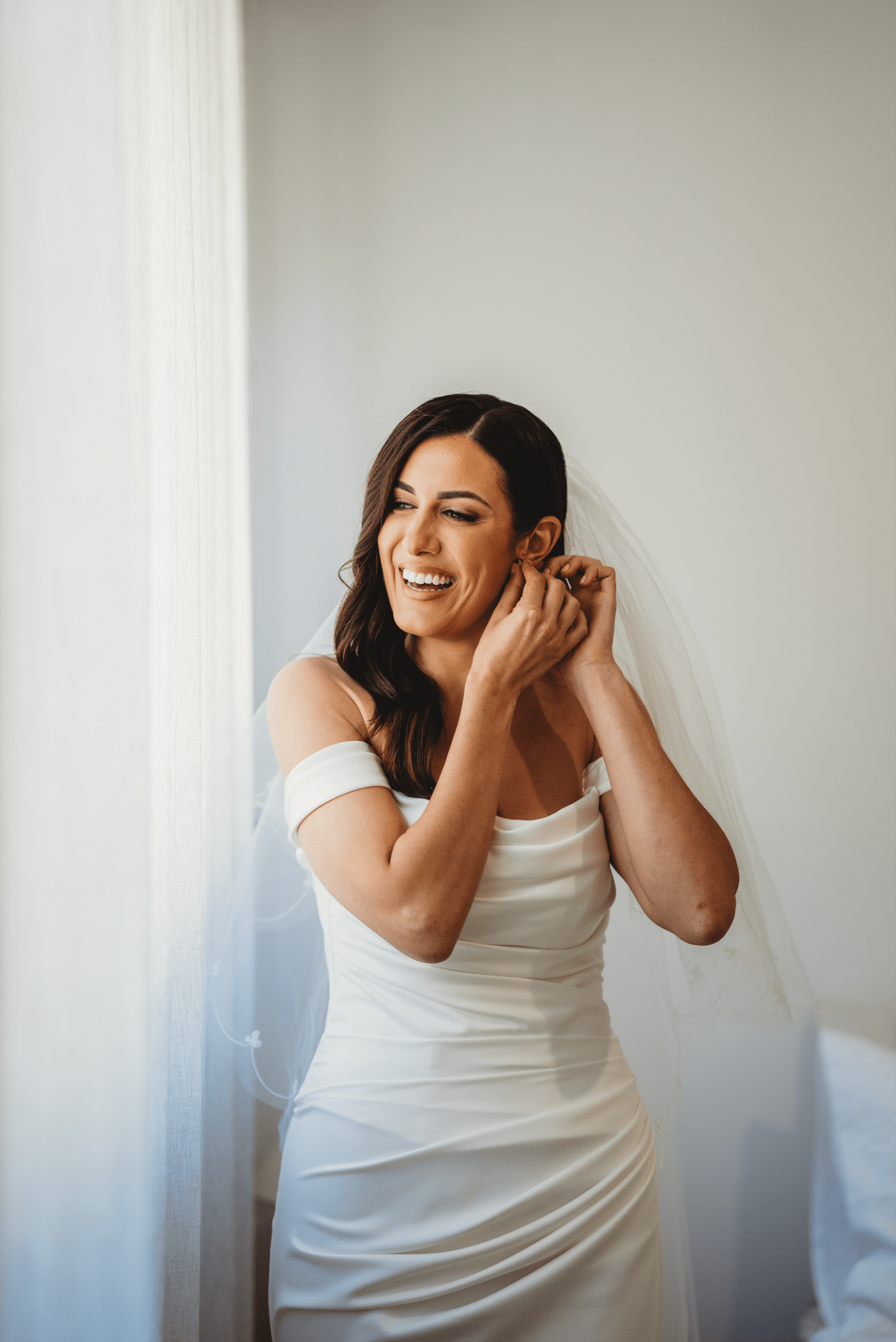 Camellia Satin Ready to Ship wedding dress by Bethy Lade - unique bridal gown