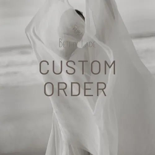Custom Order for Chanel wedding dress by Bethy Lade - unique bridal gown