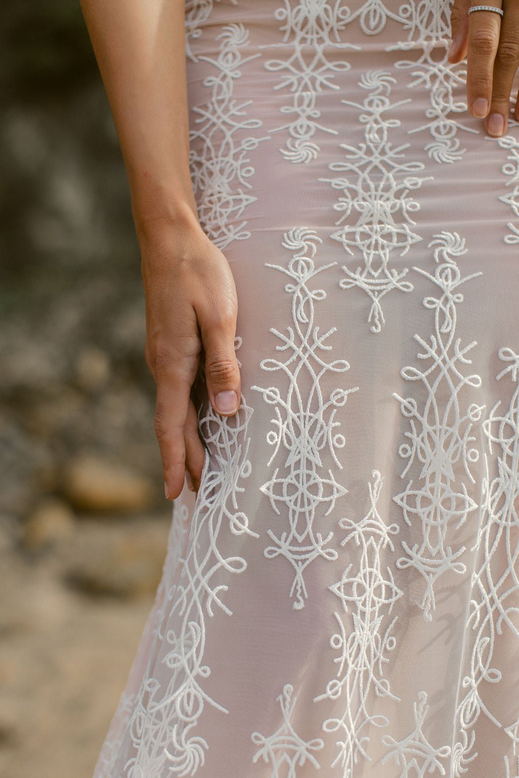 FIRE wedding dress by Bethy Lade - unique bridal gown