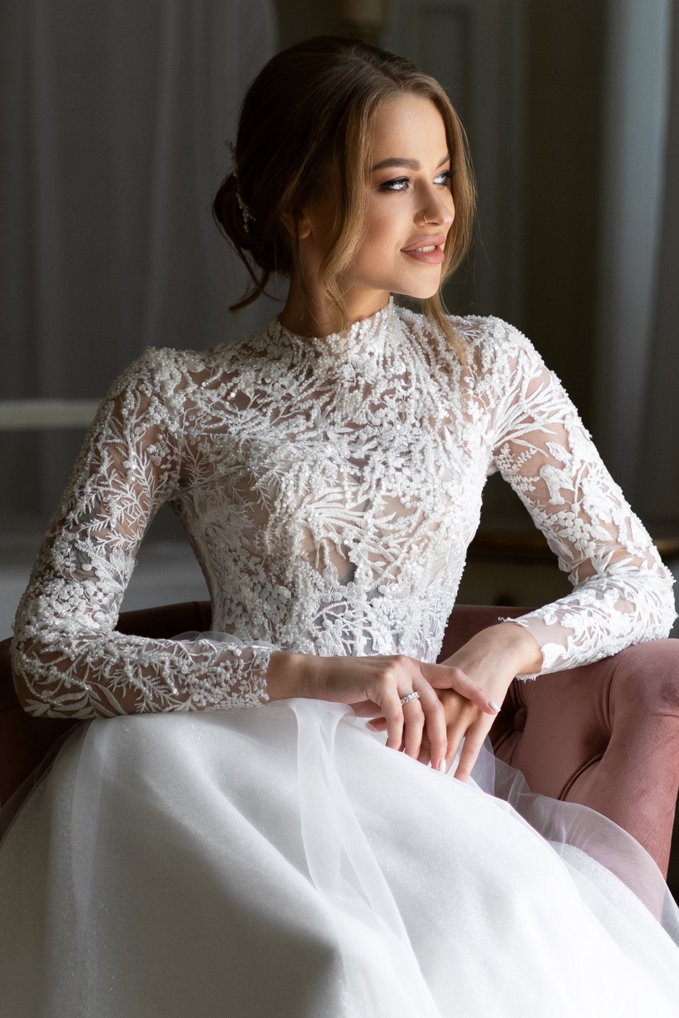 Harper Ready to ship wedding dress by Bethy Lade - unique bridal gown