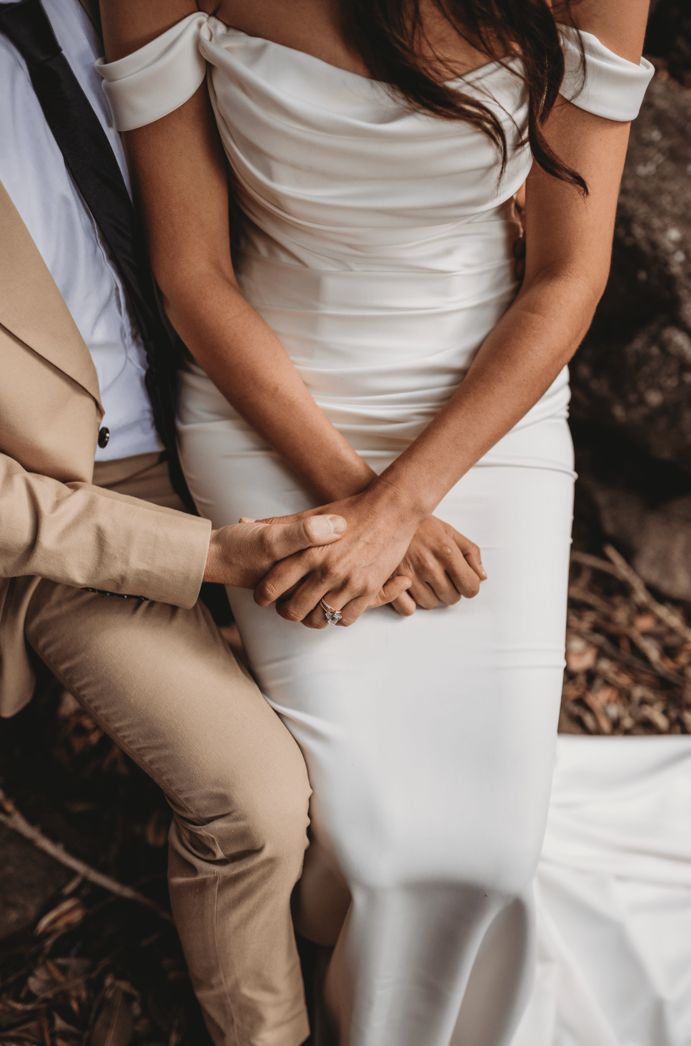 Camellia Satin Ready to Ship wedding dress by Bethy Lade - unique bridal gown