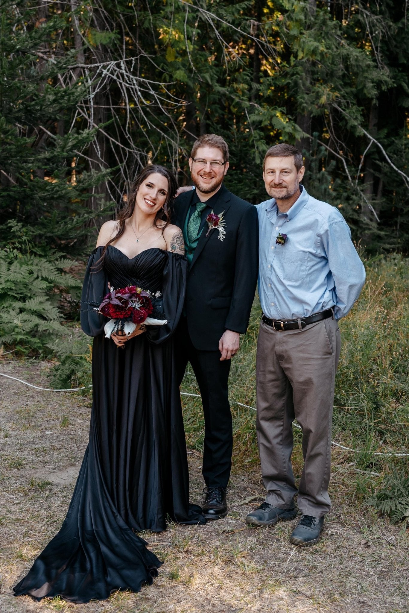 Black Millie Ready to ship wedding dress by Bethy Lade - unique bridal gown